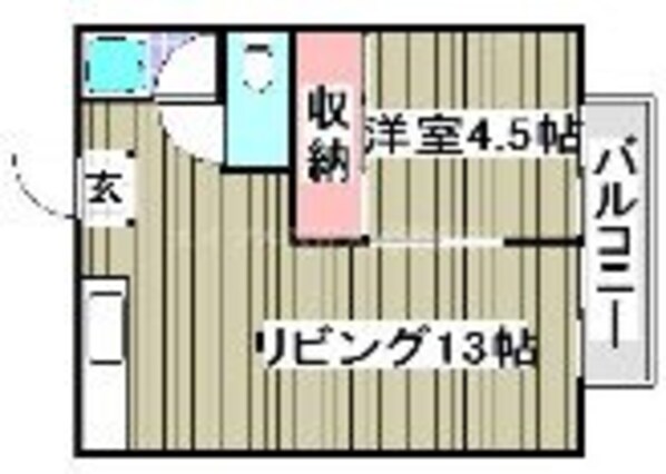 コーポ天神の物件間取画像